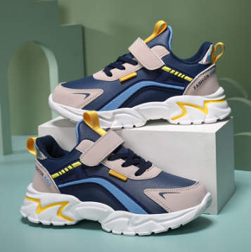 Kids Sneakers Kids Shoes Leather Non-slip Sneakers for Boys Running Shoes