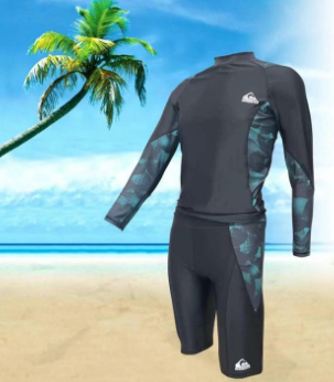 New Men Swimwear Rush Guard Longsleeves Terno Good Quality For Men 503