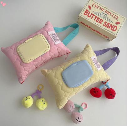 Wet Wipes Case Extraction Flip Tissue Box Baby Stroller Accessories Portable Wipes Dispenser