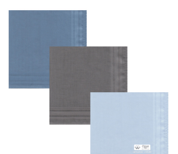 Armando Caruso Men's Plain Handkerchiefs Set of 3