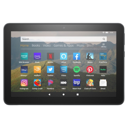 Amazon Fire HD8 / HD 8 Tablet with Alexa, 8" HD Display, 64GB 10th Gen