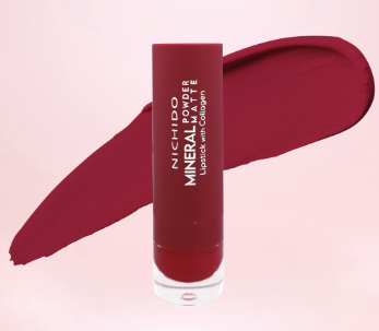 NICHIDO Mineral Powder Matte Lipstick With Collagen Booster - High Spirits