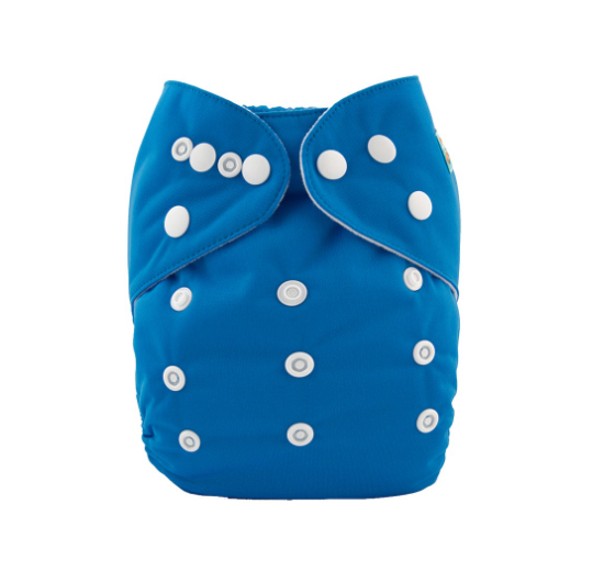 Alva Baby Cloth Diapers Solid Color One Size Adjustable Reusable Washable Pocket Cloth Diaper Cloth Diaper Only P3