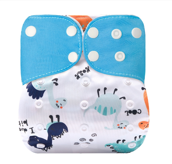 Ready Stocks Waterproof Reusable Digital Printed One Size Pocket Cloth Diaper S15