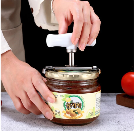 Stainless Steel Cap Opener Multifunction Adjustable Universal Can Opener Labor-saving Rotating Bottle Opener for Kitchen Gadget