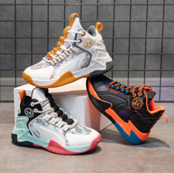 Basketball Shoes for Kids Braided High Top Basketball Shoes for Kids Boy Rubber Shoes for Kids 30-39