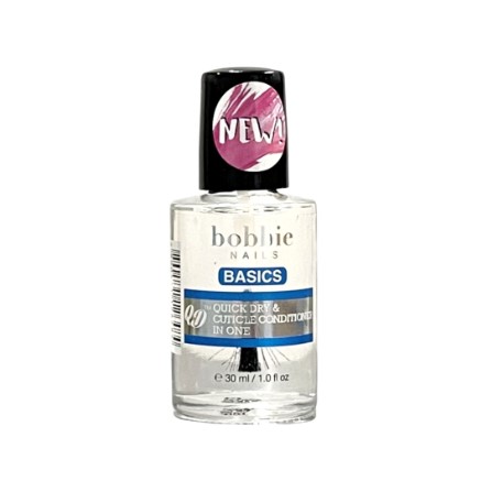 Bobbie Nails Nail Basics Quick Dry and Cuticle Conditioner In One 30ml