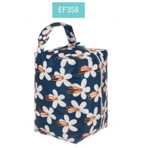 Happyflute Baby Cloth Diaper Bag Waterproof Washable Reusable Wetbag Fashion Diaper Pods Can Hold 5-10Pieces AIO Diapers S17