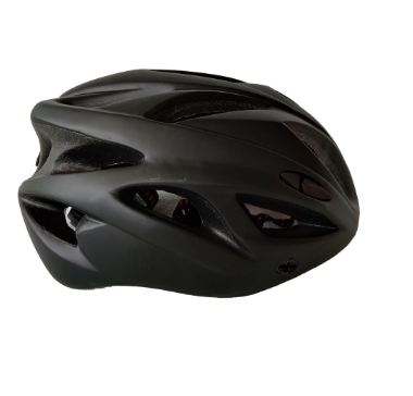 Matte Black Bicycle Helmet (Free Size)