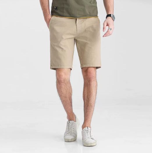Korean Chino Pants High Quality Men's Casual Comfortable Shorts 8 Colors