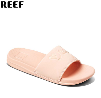 Reef Womens One Slide Sandals Just Peachy