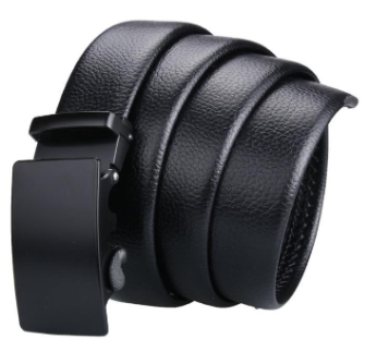 Sensipic#Belt for Men High Quality PU leather Automatic Sliding Buckle Design Business Fashion Belt