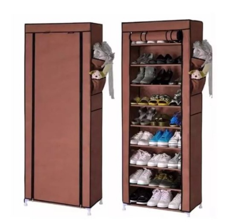 10 Layer Shoe Rack Shelf Storage Closet Organizer Cabinet Portable