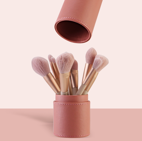 MAANGE Make Up Brush Organizer Storage Container Makeup Brush Holder PU Material Waterproof