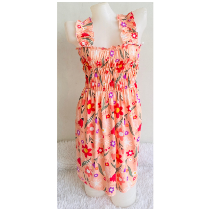 RUFFLES Mini Smocking || Maternity Dress || Summer Dress ||Above the knee up to Medium Size Q