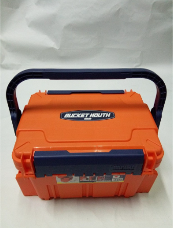 JIGAHOLIC Meiho Bucket Mouth BM-5000 (Orange) BM5000 for Fishing