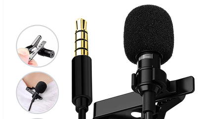 Bavin HX835 Portable Multipurpose Microphone for iph /3.5mm Jack Smartphone Tablet