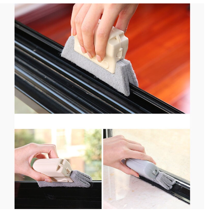 Creative Groove Cleaning Brush, Quickly Clean All Corners And Gaps, Detachable Door Window Track Cleaning Brushes