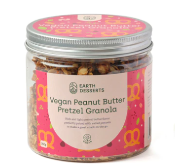 Earth Desserts Vegan Peanut Butter Pretzel Granola 160g