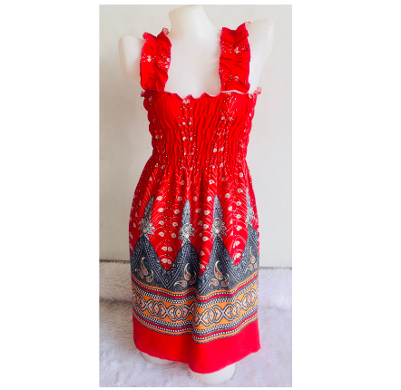 RUFFLES Mini Smocking || Maternity Dress || Summer Dress ||Above the knee up to Medium Size C
