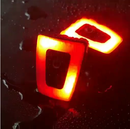 Bike Light Waterproof USB Recharge Flashlight Bicycle Rear Light Bike Helmet Taillight Rechargeable