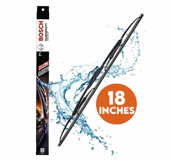 Bosch Wiper Blade Silicone Silikomplett Single 18'' Size