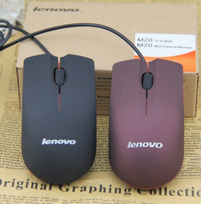 Lenovo M20 USB Wired mini Mouse 1200 DPI Optical Mouse For Computer Laptop