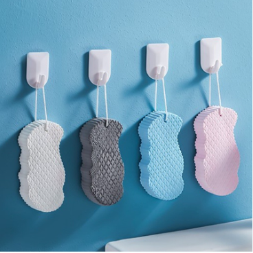 Exfoliante Soft Sponge Body Scrubber for Baby Adults Bath Exfoliating Scrub Sponge Skin Cleaner Dead