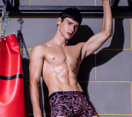 Set Of 1Pieces High Quality Men's Cotton Spandex Assorted Design Boxer Briefs More Design