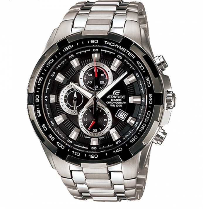 Casio Edifice EF-539D-1A Chronograph Stainless Steel Strap Watch For Men