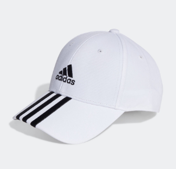Adidas Lifestyle 3-Stripes Cotton Twill Baseball Cap Unisex White II3509