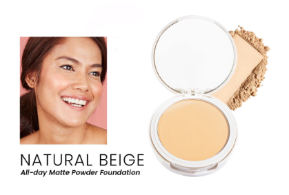 Blk Cosmetics Daydream All-Day Matte Powder Foundation Natural Beige