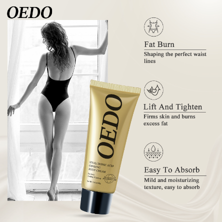 OEDO Hyaluronic Acid Ginseng Slimming Cream Reduce Cellulite Lose Weight Burning Fat Health Care Cream Body Skin Whitening Cream