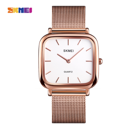 Skmei 1555S Women Quartz Watch Fashion Elegant Wristwatch ROSEGOLD