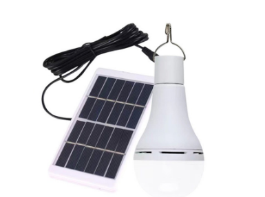 Licer LED Solar Bulb Light 5 Modes Portable Emergency Light Bulb Outdoor Energy Saving Light for Hiking Camping Night Market Stalls