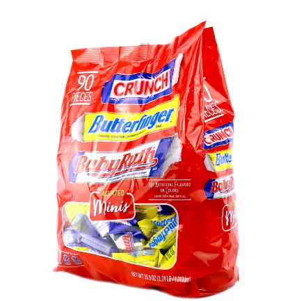 Nestle Assorted Minis Chocolate Bars 90pcs