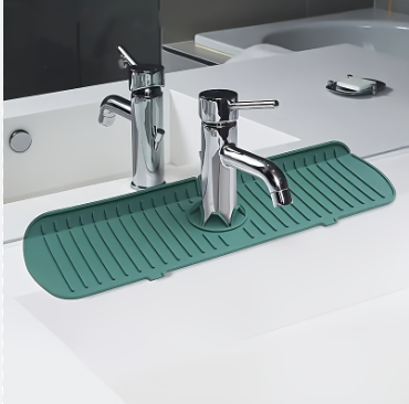 1pc Kitchen Faucet Splash-Proof Silicone Drain Pad Silicone Sink Drain Pad Drying Pad