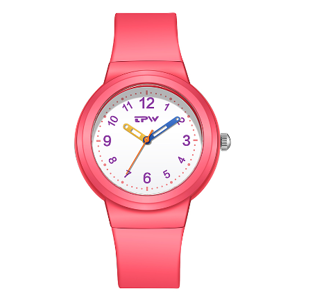 TPW Brand Quartz Watch Full Size Waterproof Fashion Watches for Girl Women ROSE RED