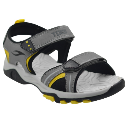 Toes Kids Footwear Madsen Gray Yellow