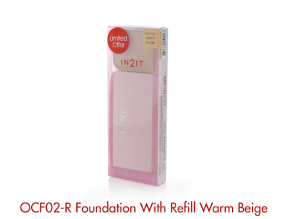 IN2IT Oil Control Oil 2way Foundation with Refill Make-up 01-OCFR