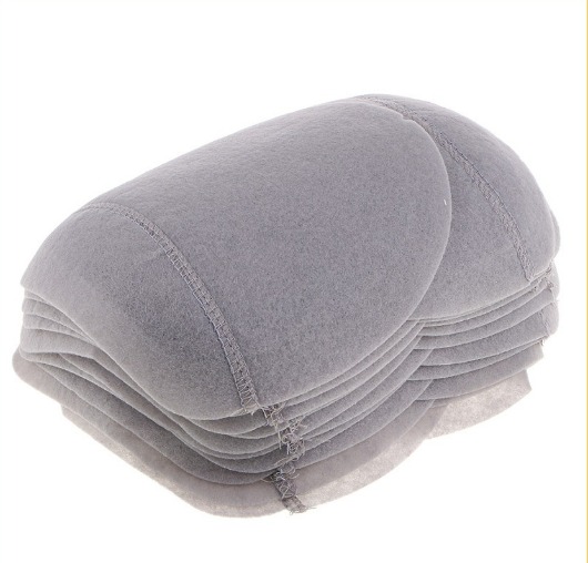 20pcs Gray Cotton Shoulder Pads Sew-In Padding DIY Clothing Sewing Supplies