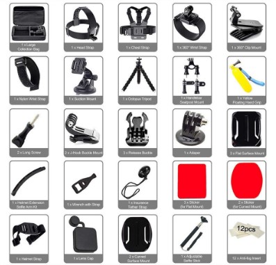 50-In-1 Accessories Kit For Gopro Hero 10 9 8 7 6 5 4 3 Gopro Action Camera
