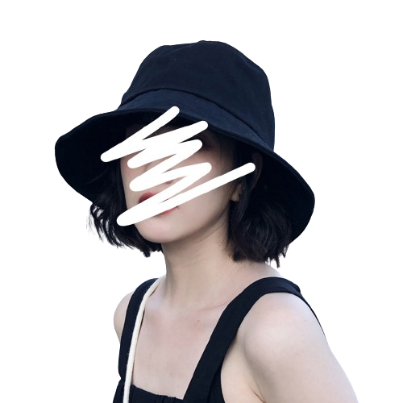 Lovito Women Fabric Stitching Hats LNA28266 (Black)