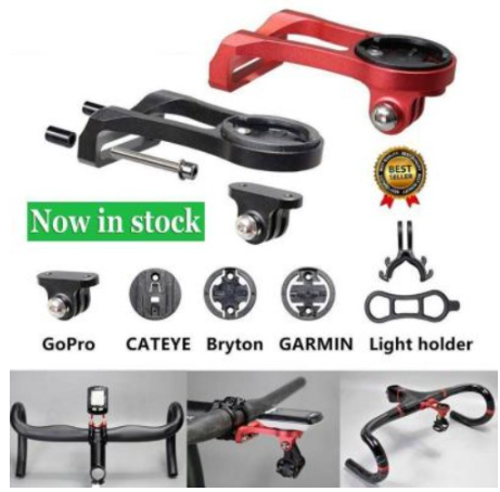 Bike Computer Holder Bicycle Computer Mount for Garmin Bryton Cateye GoPro Light GPS Holder