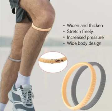 1 Pc Fine Patella Belt Basketball Knee Force Belt Patella Knee Joint Rope Ring Rubber Band Sports K