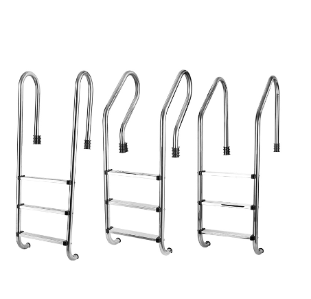 304 Stainless Steel Underwater Ladder Swimming Pool Handrail Stair Thickened Pedal Water Ladder