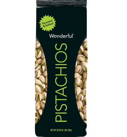 Wonderful Roasted and Salted Pistachios Nuts 907g
