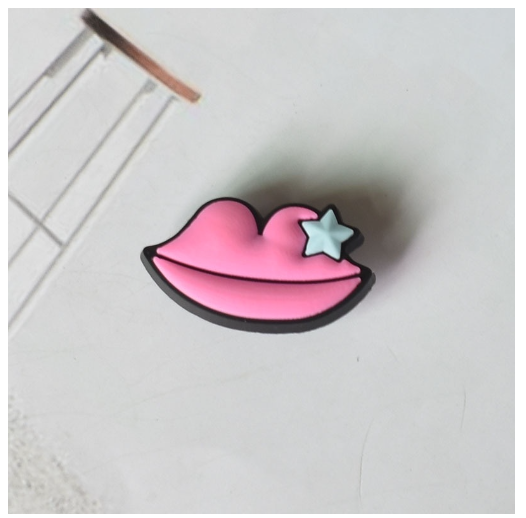 Cute Cosmetic Jbitz for Croc Lipstick Jibits Charm Crown Ring Croc Jibbits Kids Shoes Accessories Shoe Charms Pin Decoration S12