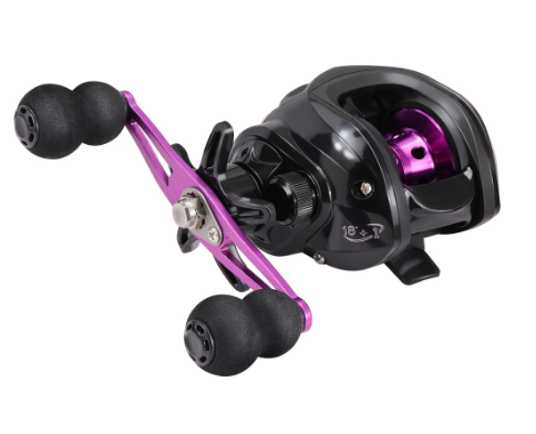 Sougayilang Fishing Reel 18+1bb 7.2:1 High Speed 8kg Max Drag Casting For Bass Fishing