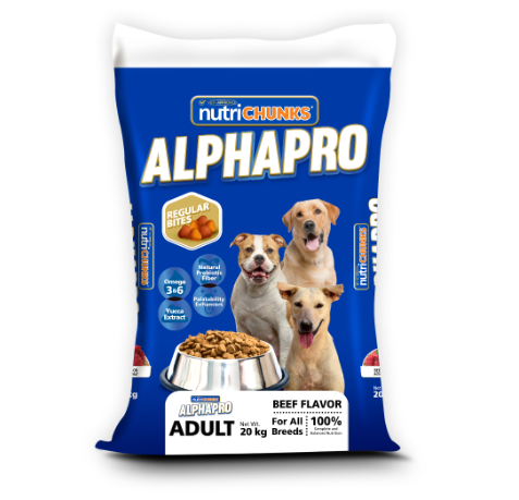 ALPHAPRO Regular Bites Adult Beef 20kg